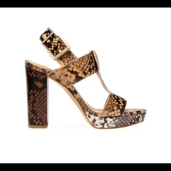 New Authentic Michael Michael Kors Becker T Strap Sandals
